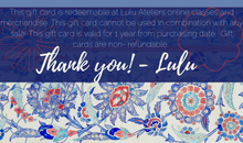 Load image into Gallery viewer, Lulu Ateliers Gift Card