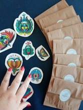 Load image into Gallery viewer, *Limited Edition* Hand Drawn Hungarian Floral Stickers
