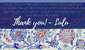 Lulu Ateliers Gift Card